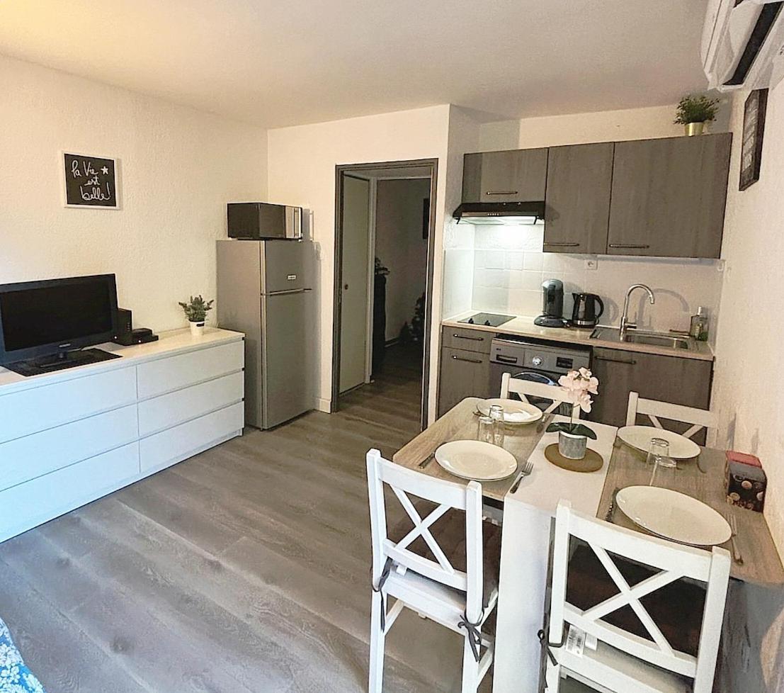Charmant Studio Climatise 24 M2 Terrasse A 100M De La Plage Saint-Mandrier-sur-Mer Eksteriør bilde